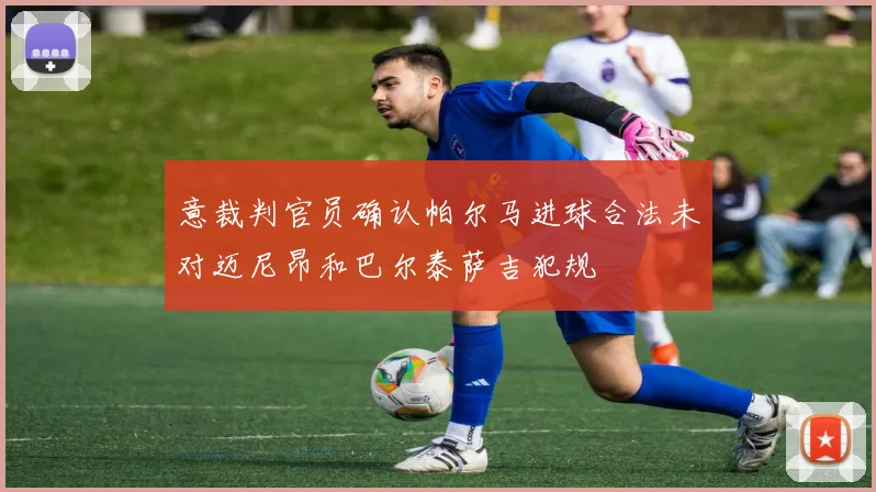 意裁判官员确认帕尔马进球合法未对迈尼昂和巴尔泰萨吉犯规