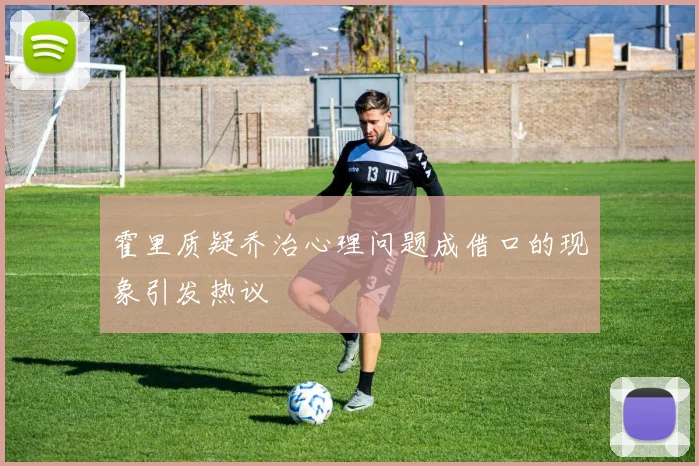霍里质疑乔治心理问题成借口的现象引发热议